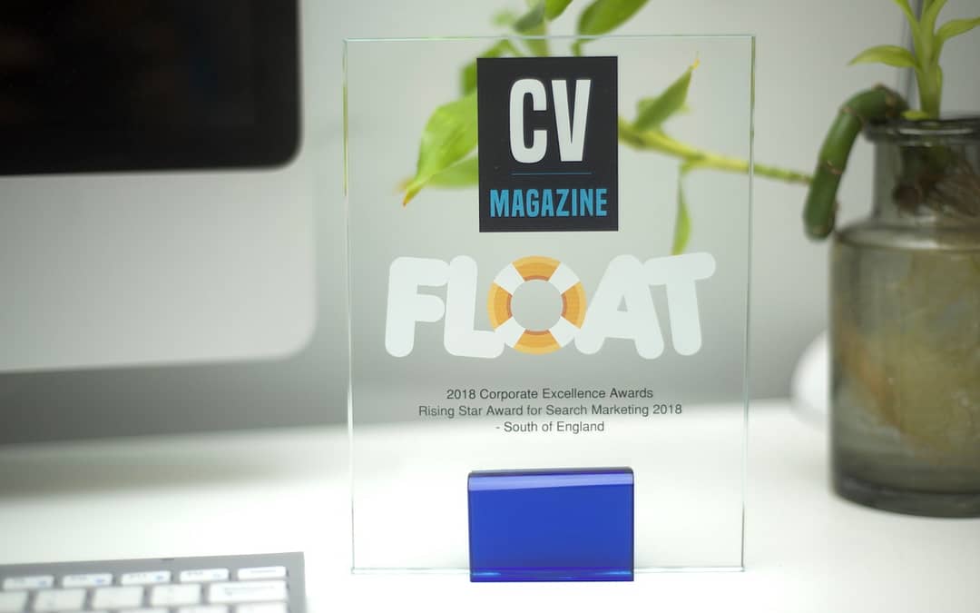 Float Digital win Rising Star Award for Search Marketing, Corporate Excellence Awards